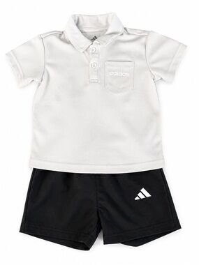 Adidas Baby Boy 2-Piece Polo & Shorts Set Outfit - 12 Months